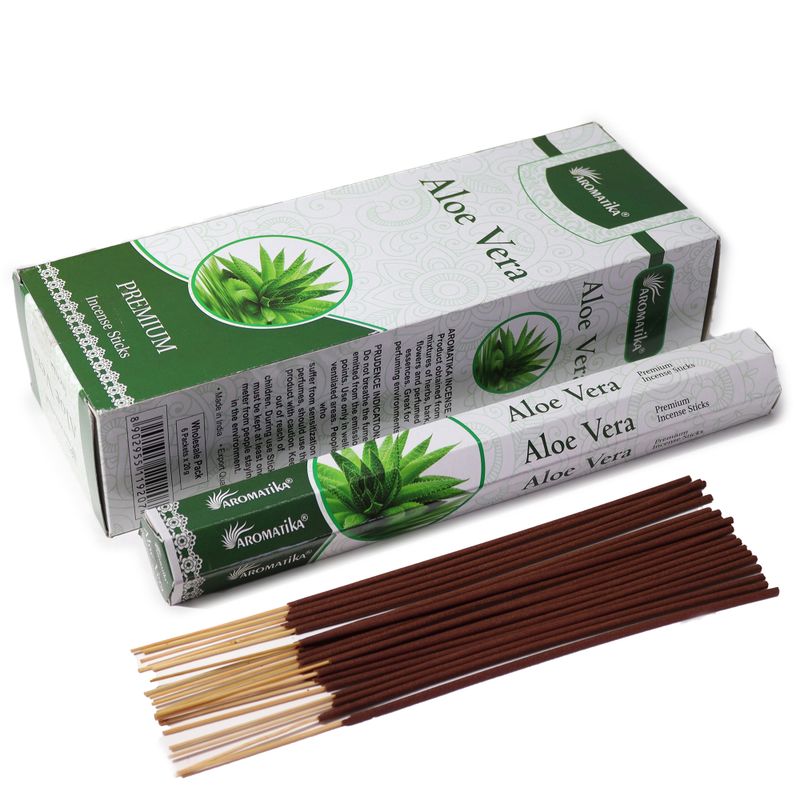 Aromatika Charcoal Free Hex Incense - Aloe Vera