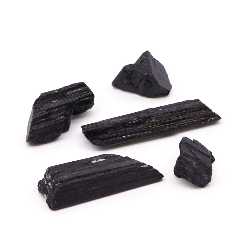 Mineral Specimens - Indian Tourmaline 1kg (approx 20-30 pieces - 5-10cm)