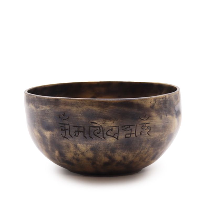 Small Indian Moon Phase Singing Bowl - (approx 550g) - 13cm