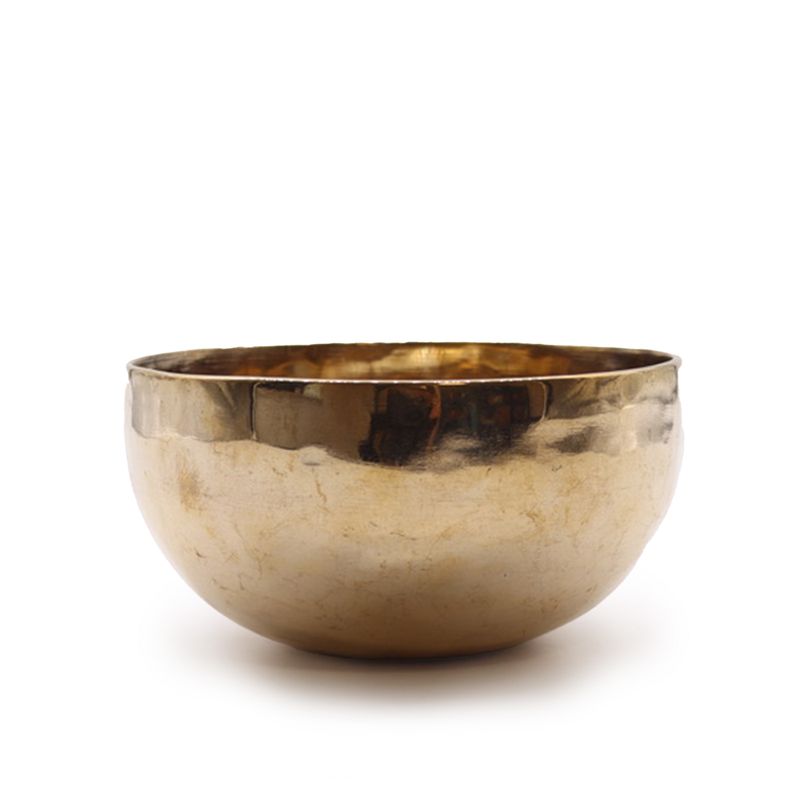 Medium Shining Bell-Metal Handmade Singing Bowl (approx 750g) - 15cm