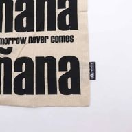 Iconic Basic Tote Bag - Mañana Mañana - Natural 4oz