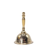 Small Altar Brass Bell - Flower of Life