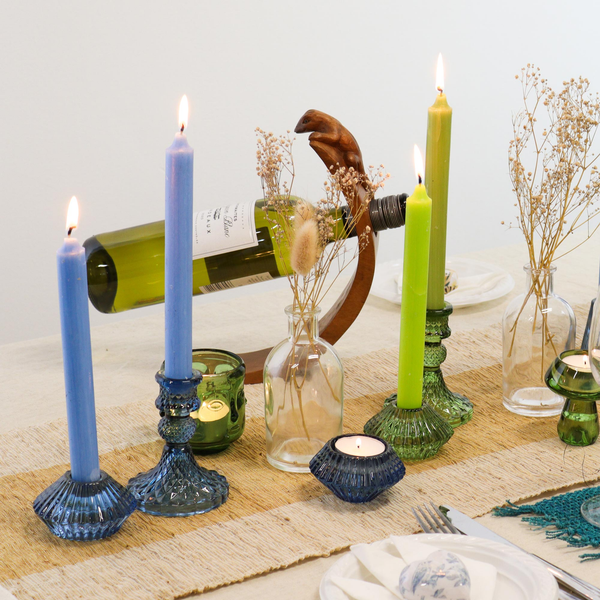 Glass Candle Holders & Jars