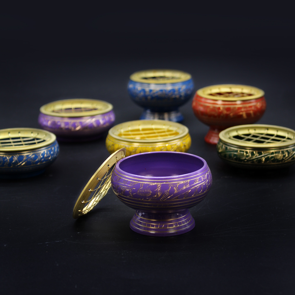 Chakra Charcoal Incense Jar