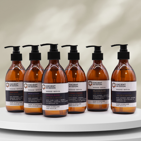 300ml Massage & Bath Oils (With Pump)
