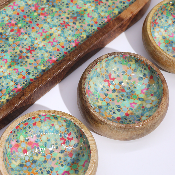 Mango Wood Bowls, Trays & Coasters