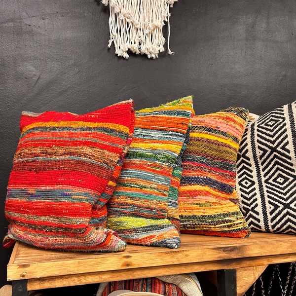 Rag Rug Cushion Covers