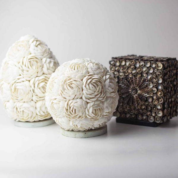 Boho Seashell Lamps
