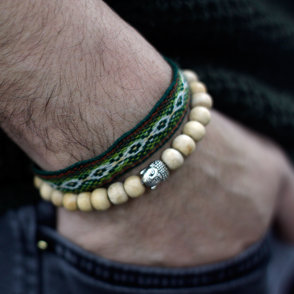 Multi-Bead Bangle and Buddha Bracelets
