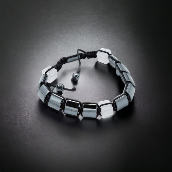 Hematite Shamballa Bracelet