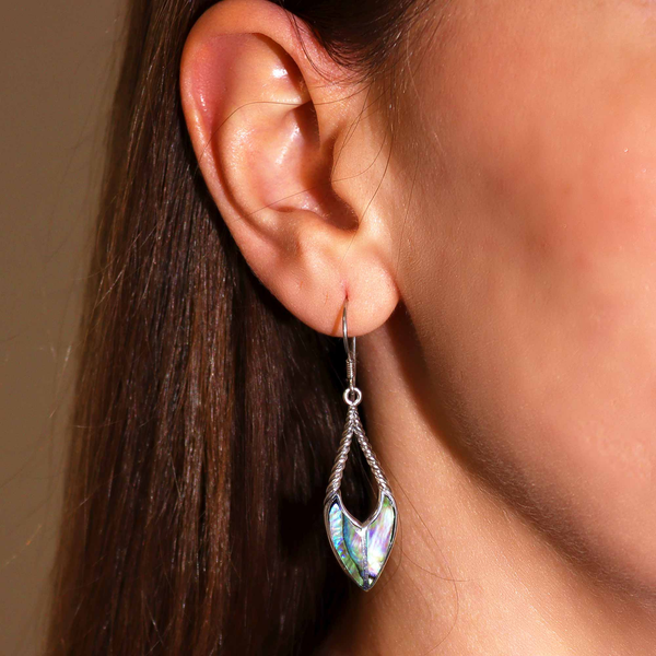 Shell & Silver Earings