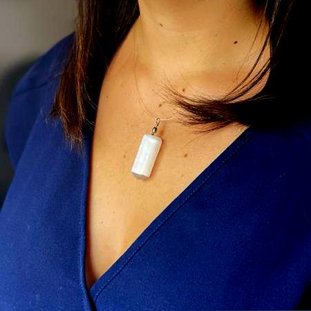 Selenite Pendants