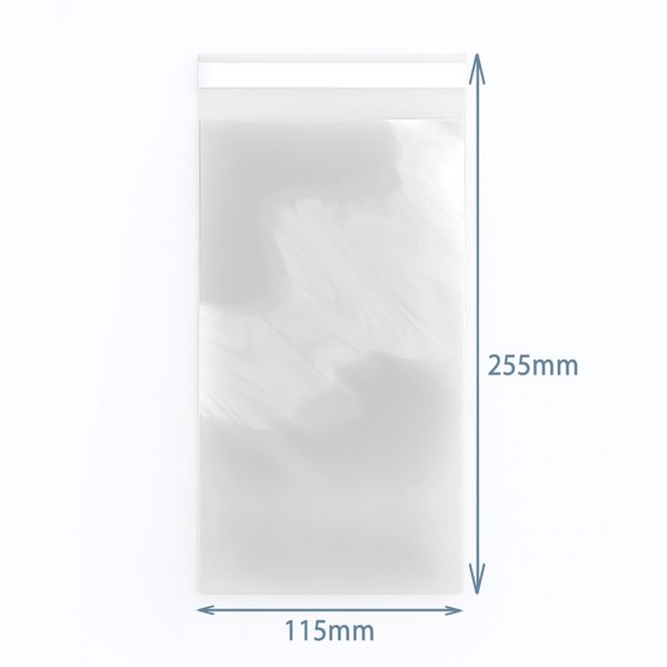Poly-Prop Bags 255x115mm Reseal