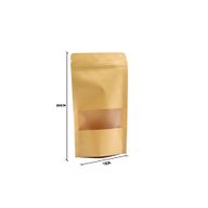 Kraft Window Bag 12x20 cm