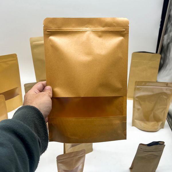 Kraft Window Bag 16 x24 cm