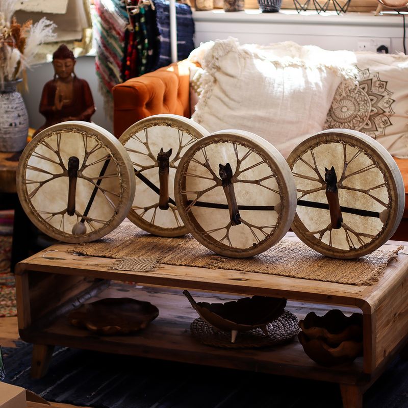Spirit of the Bear - Shaman Drum & Stick- Tunable - 40cm