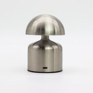 Touch Lamp - Dome Mushroom Silver - USB (C) - Rechargable (400 Watt)