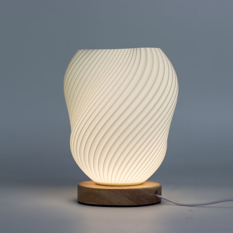 New Wave Lamp - USB - 3 settings - Shell Twisted