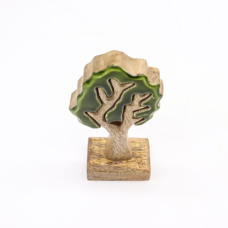 Lost in the Forrest - Single Tree 3D Wooden Decoration - 20x10cm