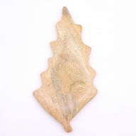 Lost in the Forrest - Enamel Leaf Wooden Bowl - 33x17cm