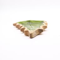 Lost in the Forrest - Enamel Leaf Wooden Bowl - 33x17cm