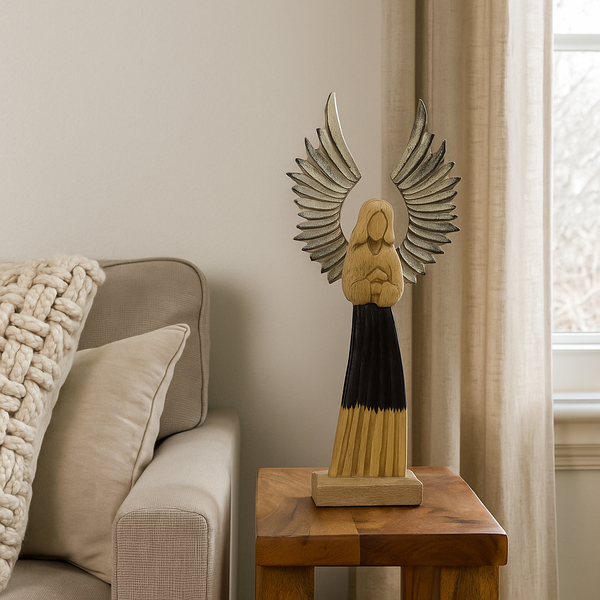 Mango Wood Angels