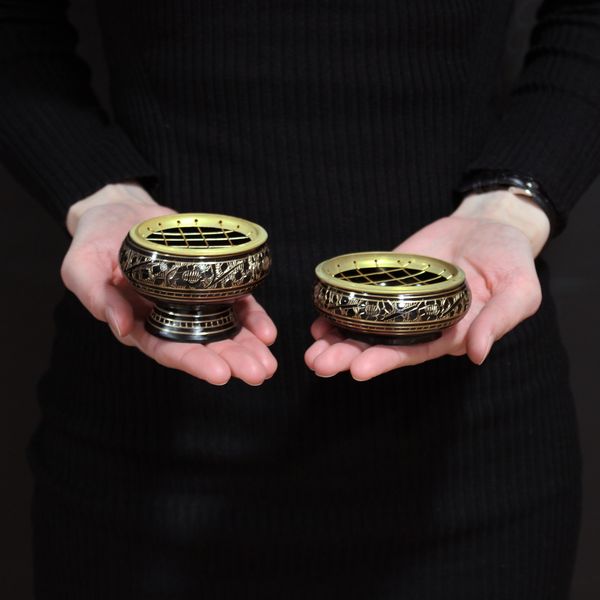 Traditional Brass Incense Burners