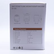 Salt Stone Flame Effect Aroma Diffuser  - White USB - Colour Change and Timer