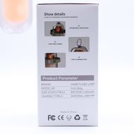 Outdoor Flame Effect Lamp - White USB - C Chargable - Multi Colour