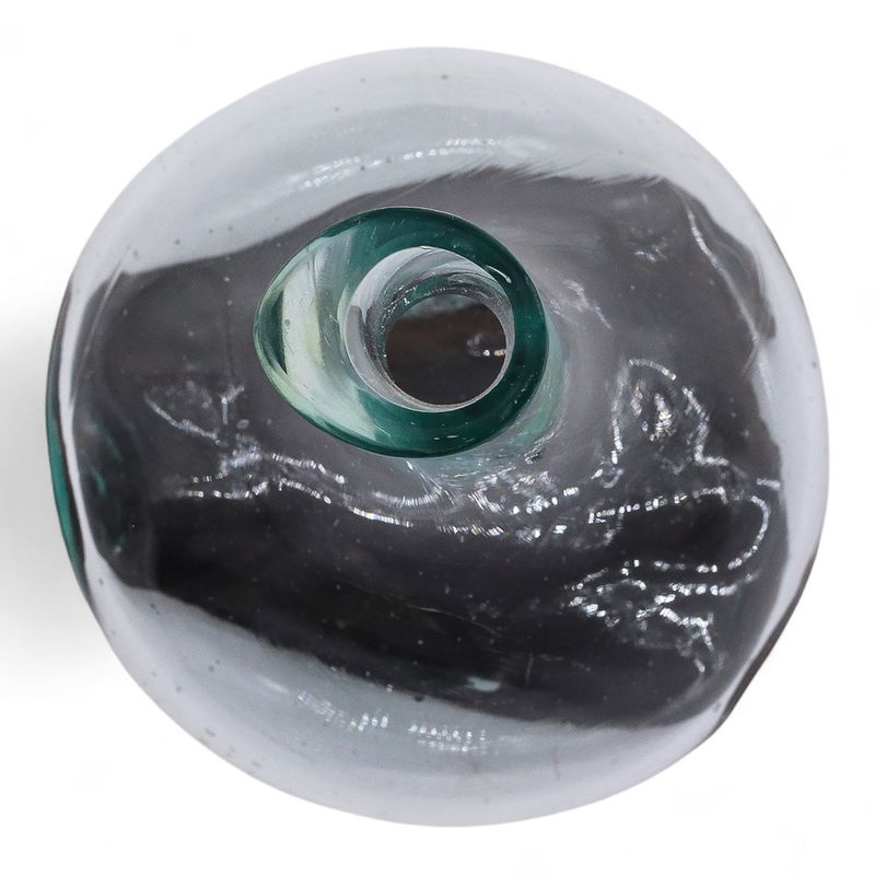 Molten Glass Mini Decanter on Wood 20cm