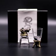 Gift Set of 6 Shot Glasses (50ml) - Mystical Creatures - Antique Bronze