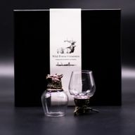 Gift Set of 6 Glasses (100ml) - Wild Forest Creatures - Antique Bronze