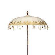 Bali Patio Parasol - Canvas - Natural Decor - 1.5m