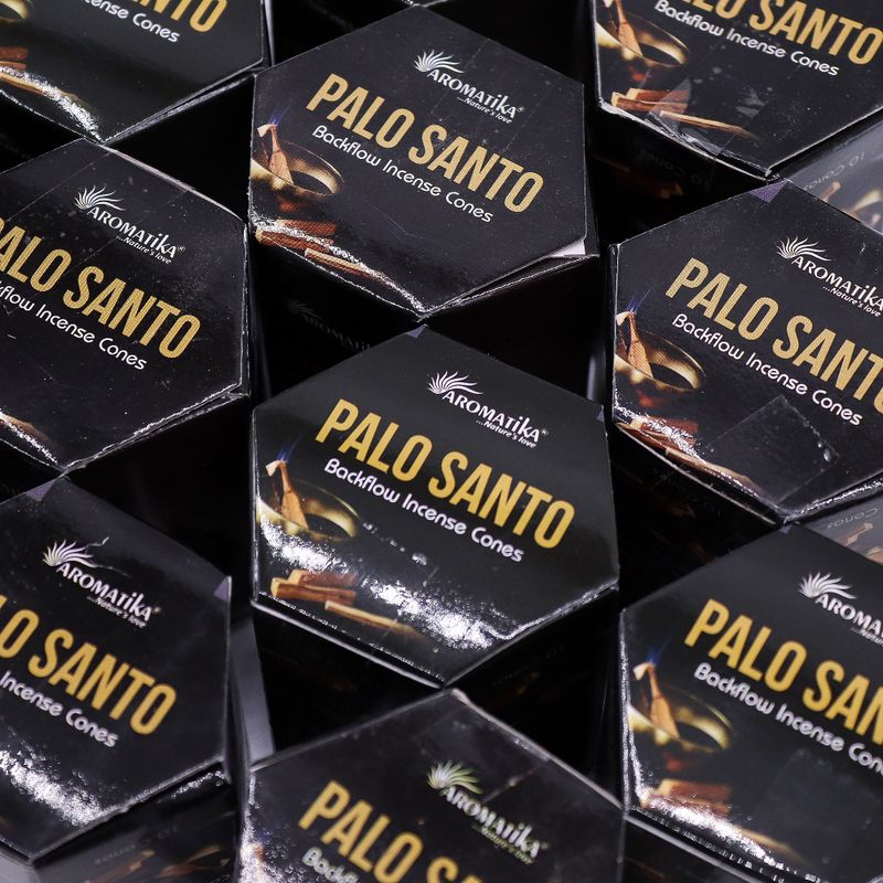 Pack of 10 Masala Backflow Incense - Palo Santo