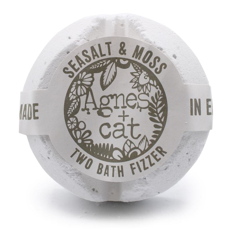Agnes + Cat Bath Fizzer - Seasalt and Moss