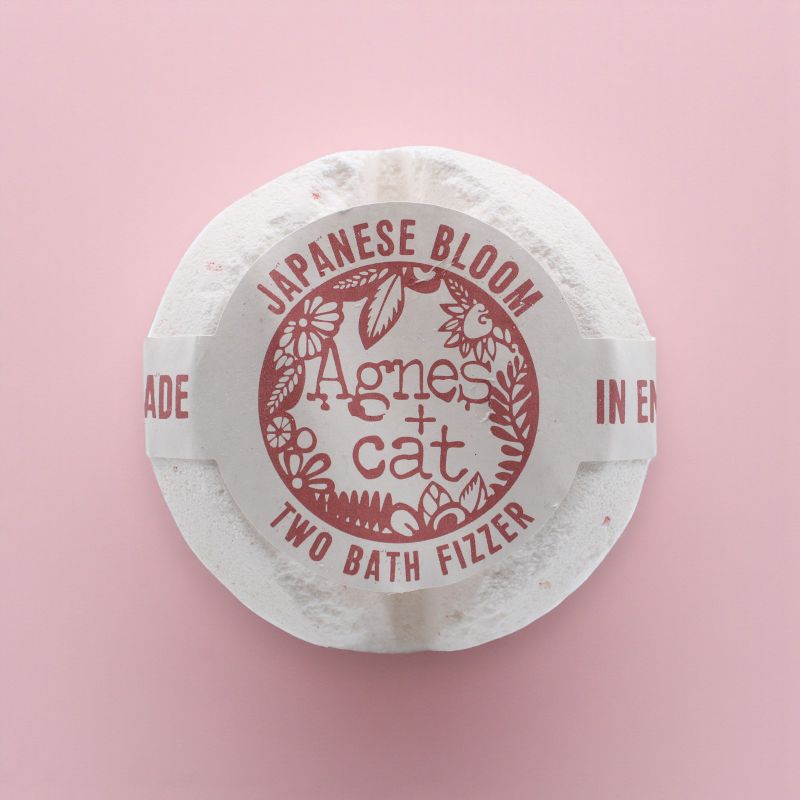 Agnes + Cat Bath Fizzer - Japanese Bloom