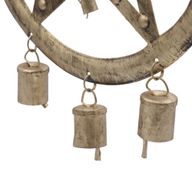 Indian Chimes - Pentagon with Cow Bells - 25x49cm