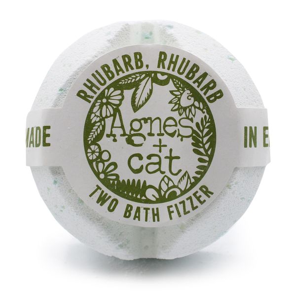 Agnes + Cat Bath Fizzer - Rhubarb Rhubarb