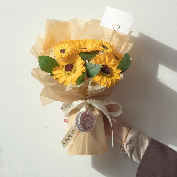 Large Sunflowers Bouquet - Love is Eternal - Gift Card