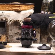 Ancient Witch Bath Spell Potion & Amethyst Crystal Amulet - Seduction