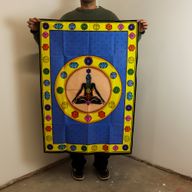 Cotton Wall Art (70x110cm) - Chakra Fibrant