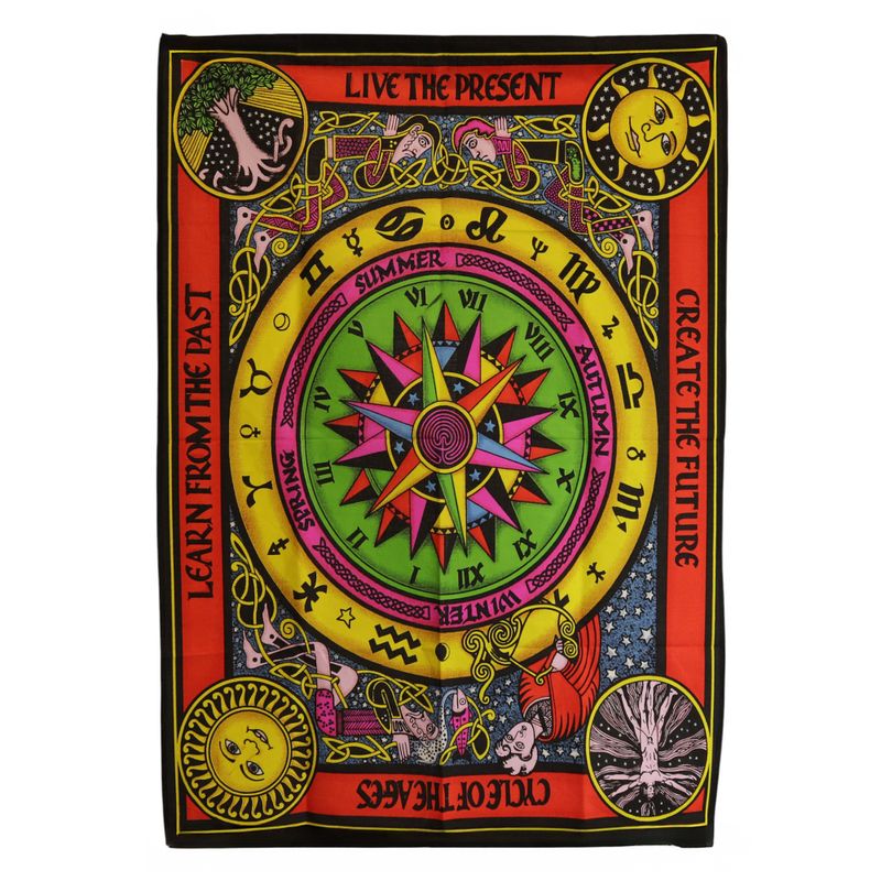 Cotton Wall Art (70x110cm) - Circle of Life