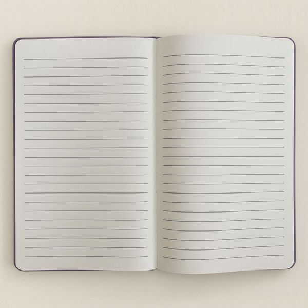 Lavender Velvet Notebook - 80 pages - Believe Yourself