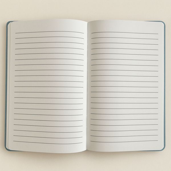 Dark Blue Velvet Notebook - 80 pages - Stay Wild Moon Child