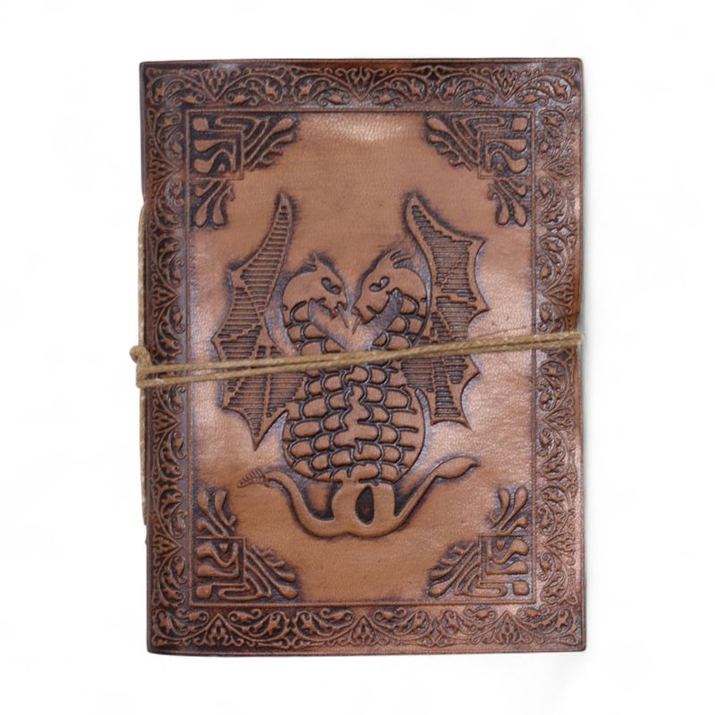 Assorted Esoteric Leather Notebooks - 15x11.5 cm