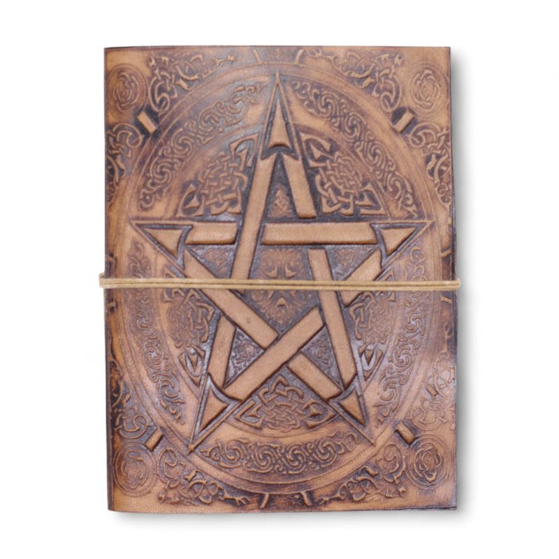 Assorted Esoteric Leather Notebooks - 15x11.5 cm