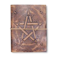 Assorted Esoteric Leather Notebooks - 15x11.5 cm