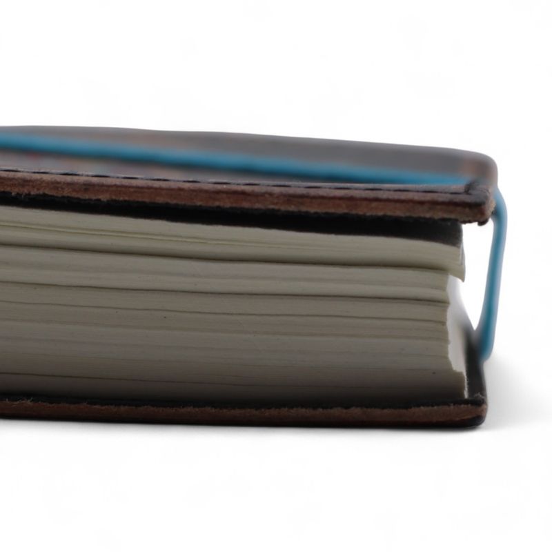Leather Printed Notebook – My Chakras Are Aligned AF - 17.8×12.7 cm