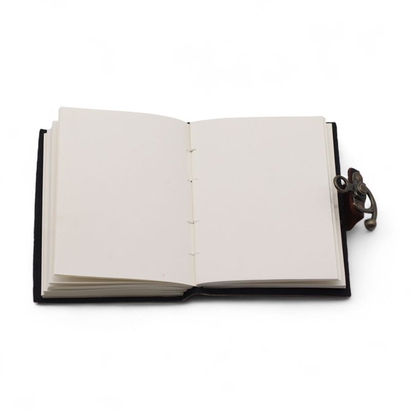 Leather Printed Notebook – Stop Doom Scrolling - 17.8x12.7 cm