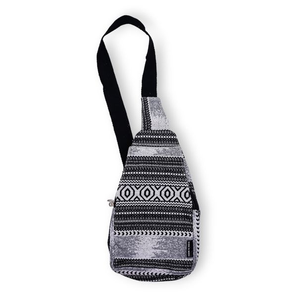 Nomad Sari Jacquard Natural Cross Bag - Urban Caravan